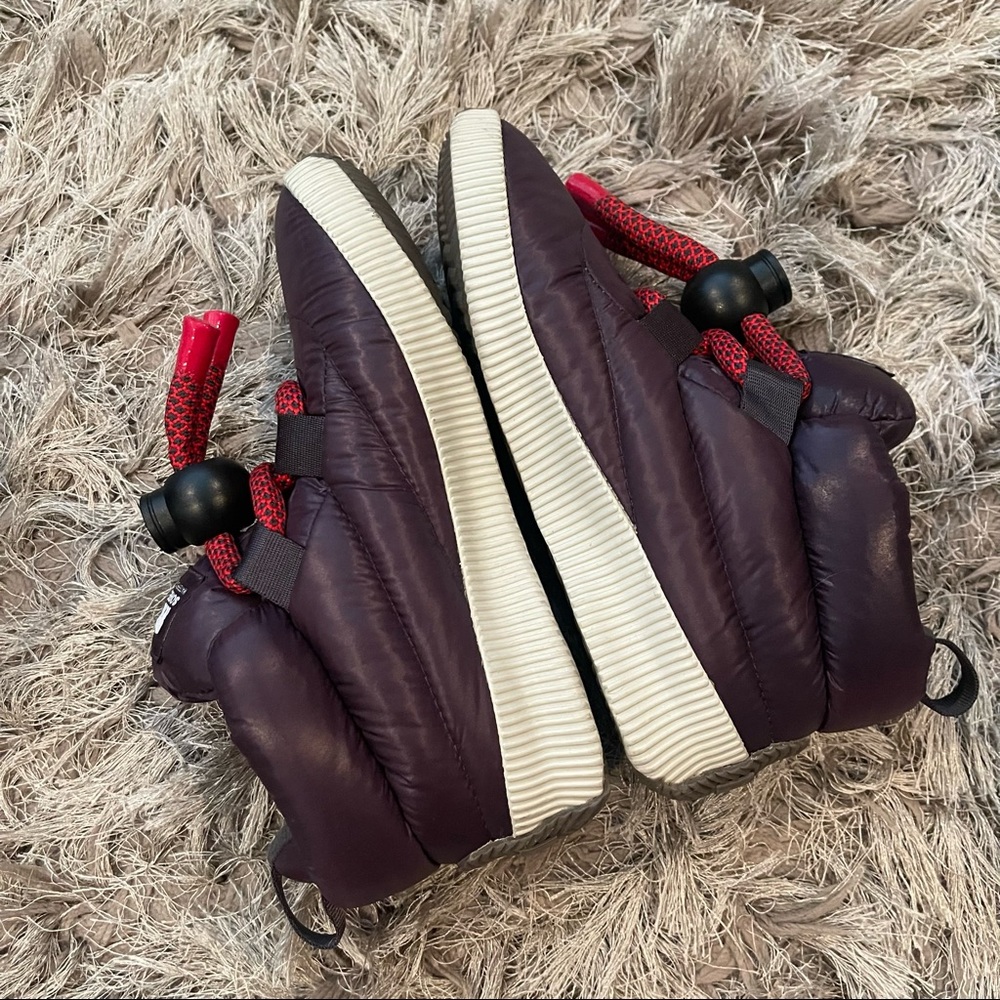 Sorel Out N About Puffy Lace Dark Plum Sneaker Boot - Picture 14 of 16
